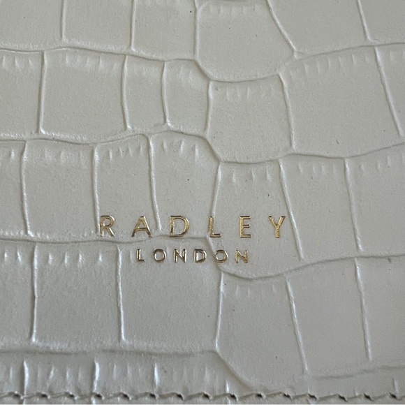 Radley London Vale Close Flapover Bag in Ivory Embossed Croc Print - Picture 8 of 8